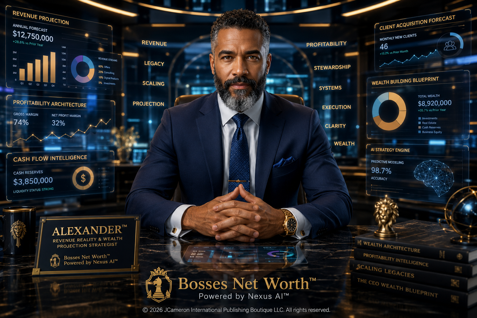 Alexander™, the Revenue Reality & Wealth Projection Strategist of Bosses Net Worth™